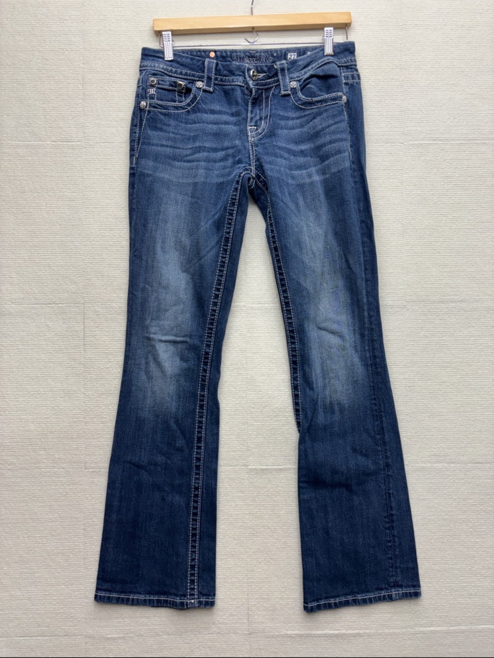Miss Me | denim jeans 27 mid rise easy boot